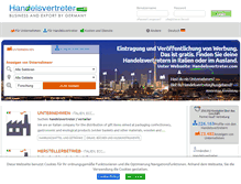 Tablet Screenshot of handelsvertreter.com